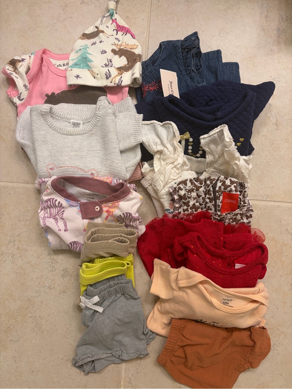 6-12M baby girl clothing bundle